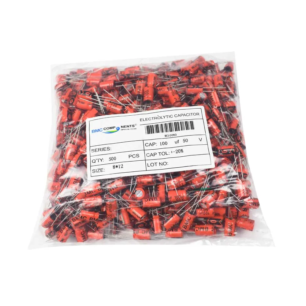 100µF 50V Electrolytic Capacitor