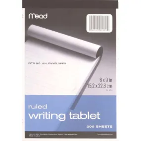 200-Sheet 6x9 Ruled Writing Tablet 70610