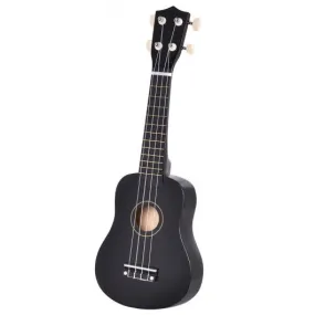 21" 4-String Acoustic Ukulele Musical Instrument-Black