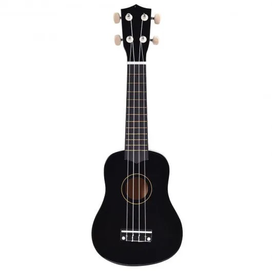 21" 4-String Acoustic Ukulele Musical Instrument-Black