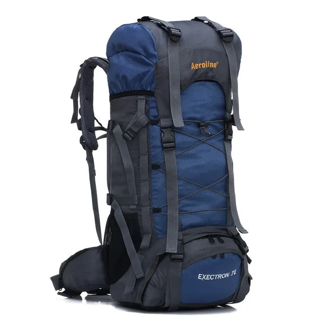 70L Waterproof Durable Oxford Nylon Camping & Climbing Rucksack