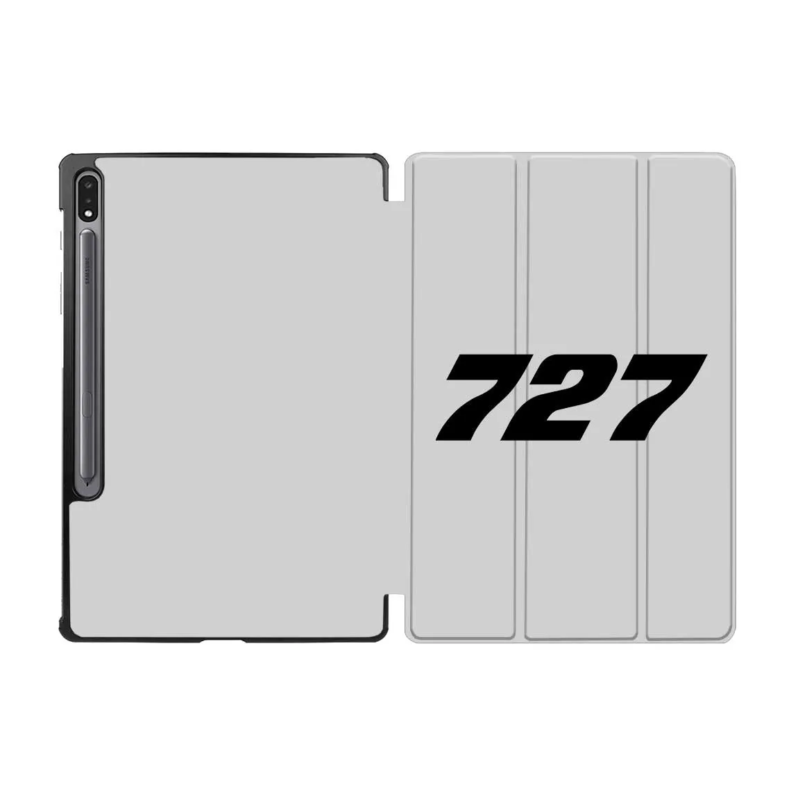 727 Flat Text Designed Samsung Tablet Cases