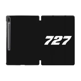 727 Flat Text Designed Samsung Tablet Cases