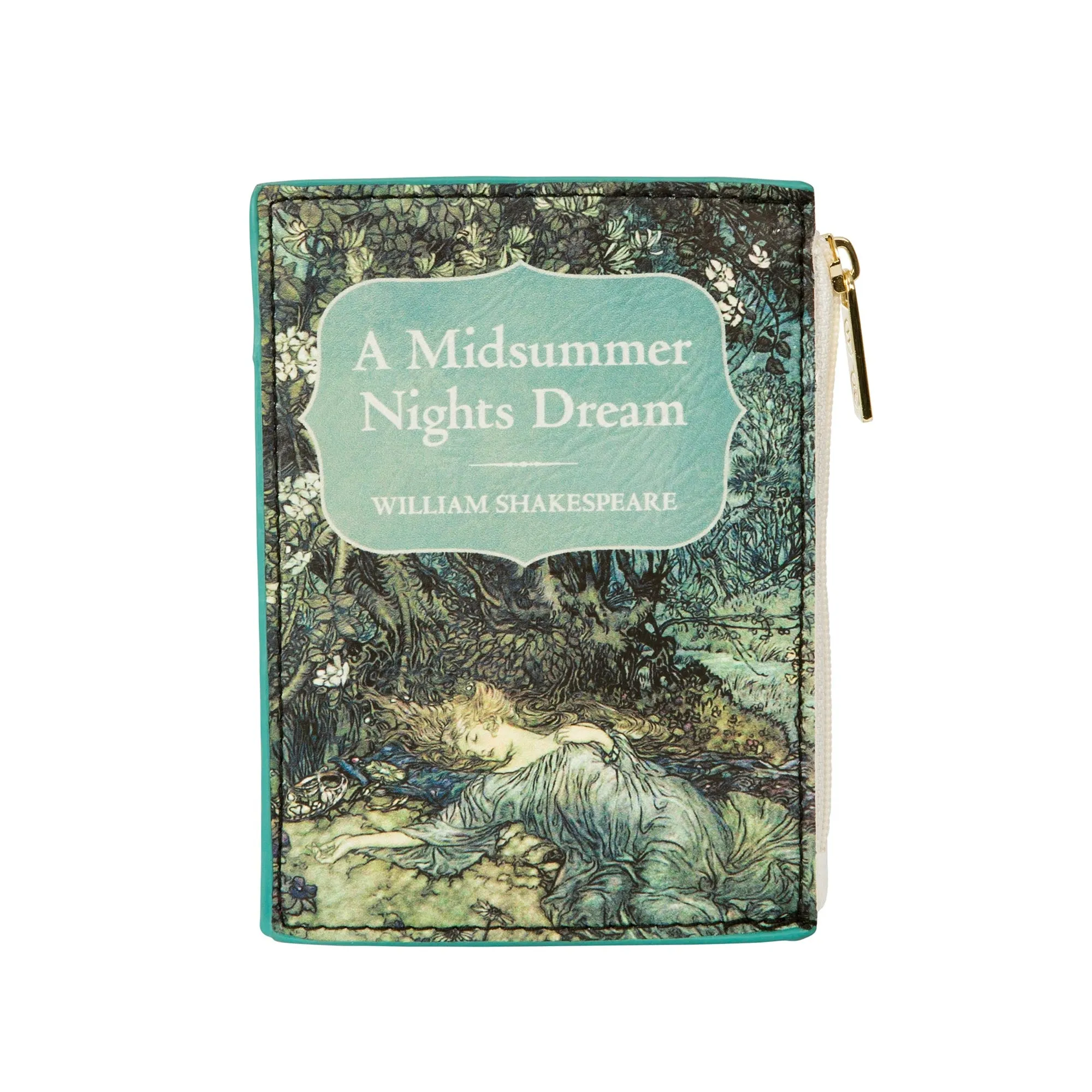 A Midsummer Nights Dream Green Book Coin Purse Wallet