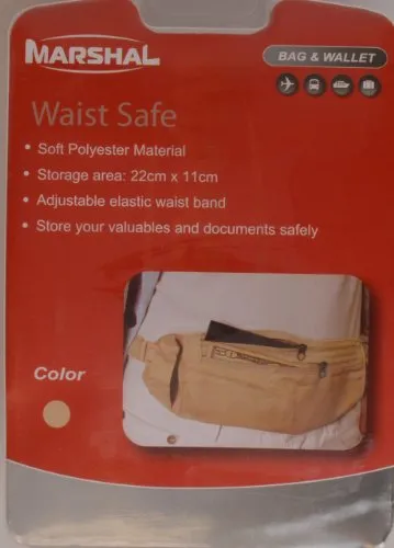 Adjustable Elastic Waist Safe for Travel By Marshal