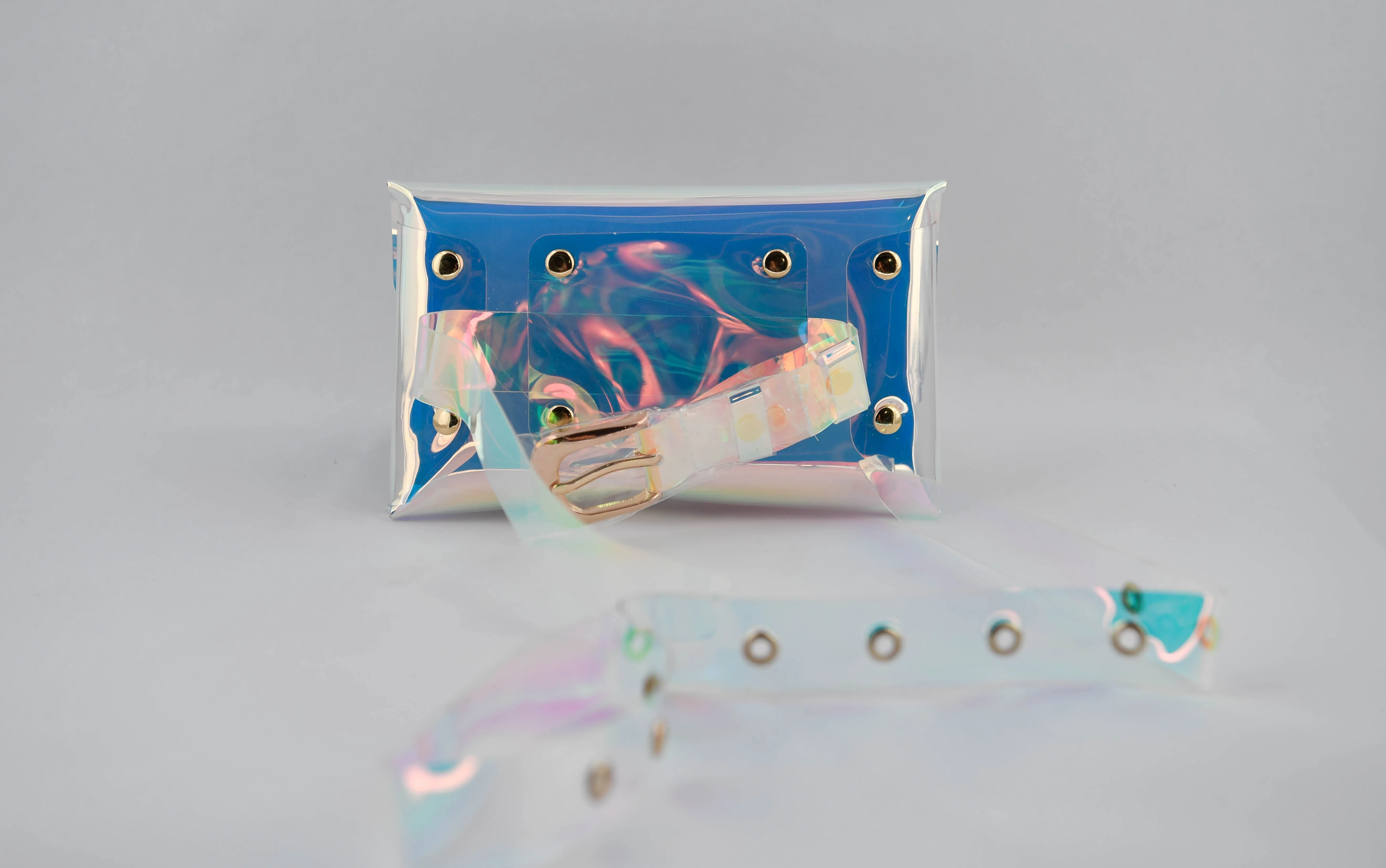 Alpha Sigma Tau Holographic Belted Fanny Pack