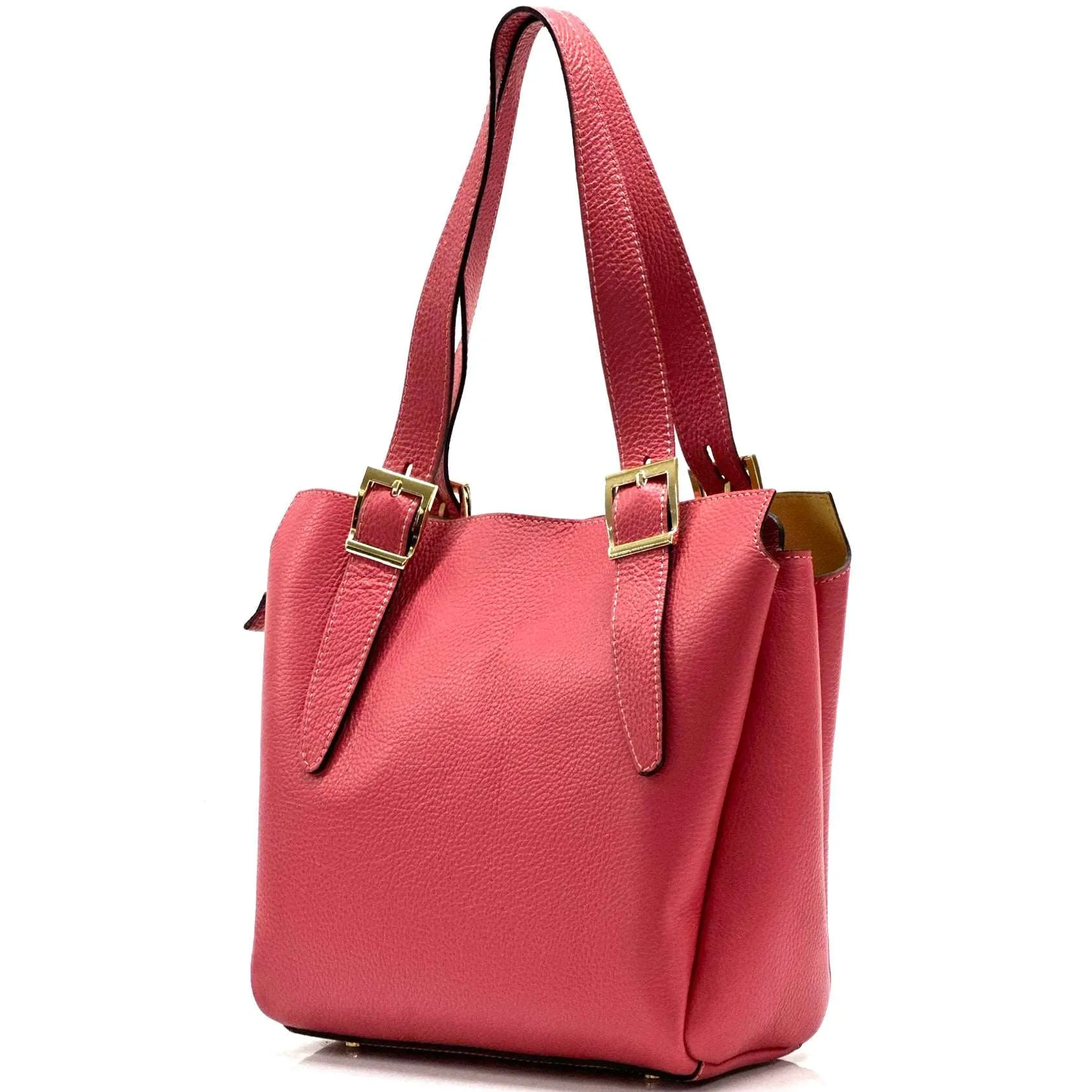 Alyssa leather shopping bag