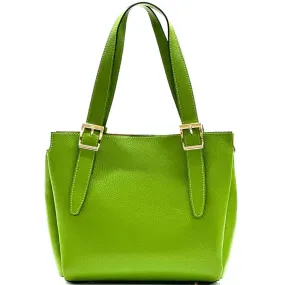 Alyssa leather shopping bag