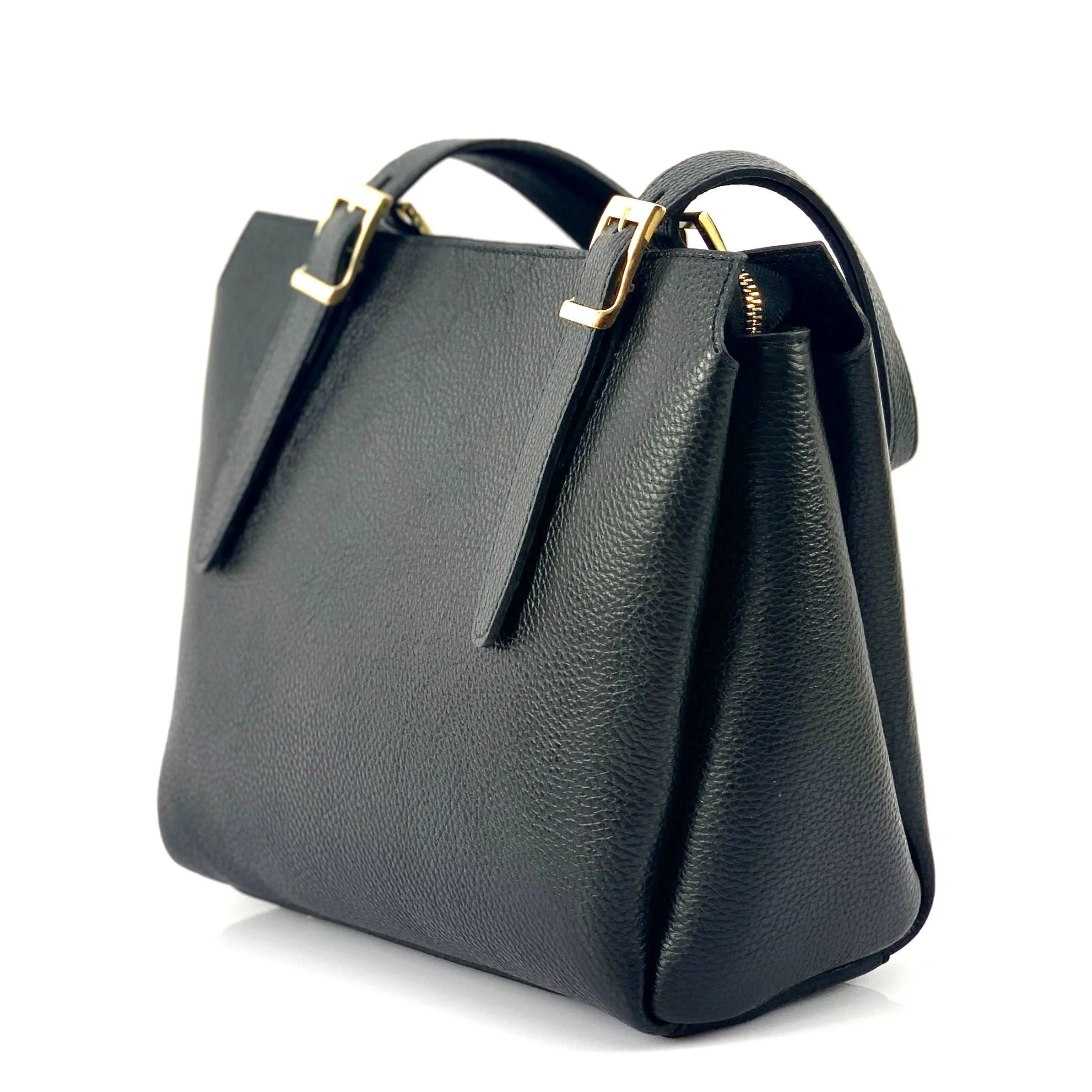 Alyssa leather shopping bag