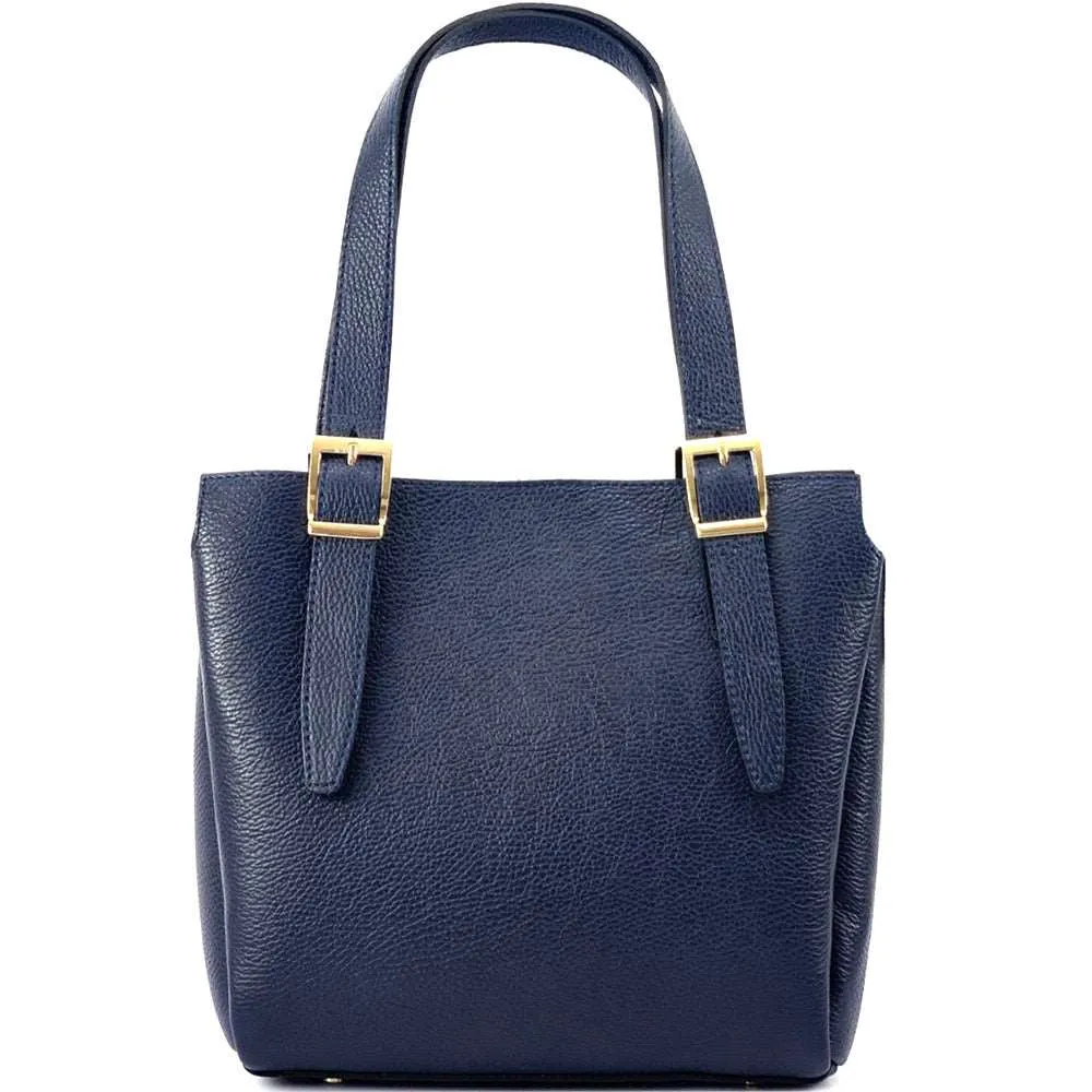 Alyssa leather shopping bag