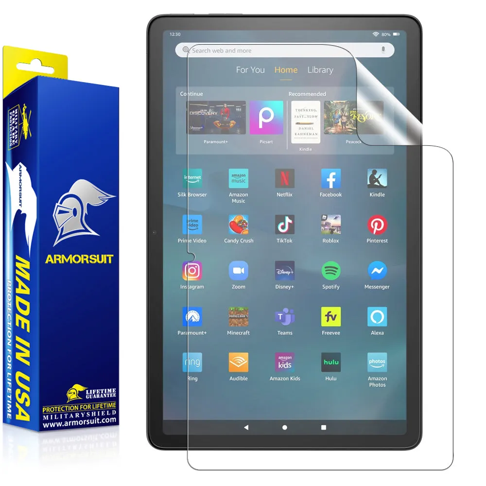 Amazon Fire Max 11 (2023) Screen protector Max Coverage Anti-Bubble HD Matte Film