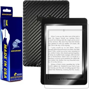 Amazon Kindle Paperwhite Screen Protector   Black Carbon Fiber skin Protector