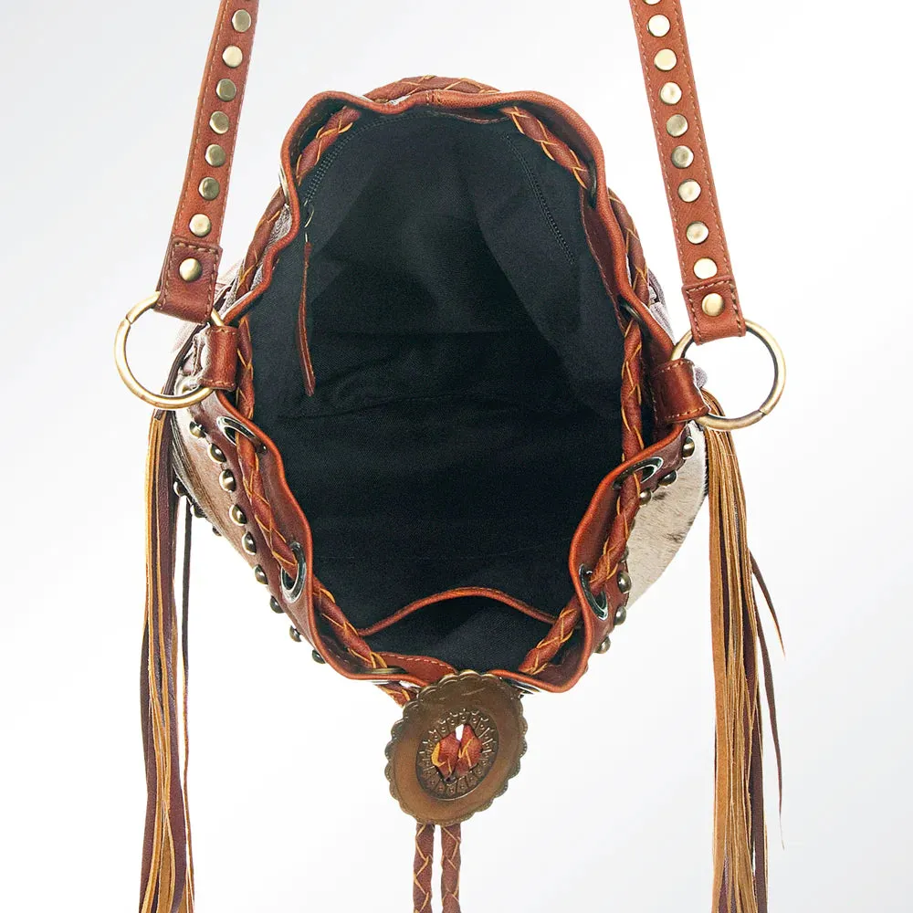 American Darling Hide Concho Purse