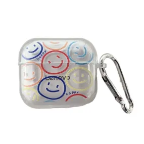 Anymob Earphone Case Colored Smiles For Lenovo LP5 TWS Headphone Case Protective Charging Box