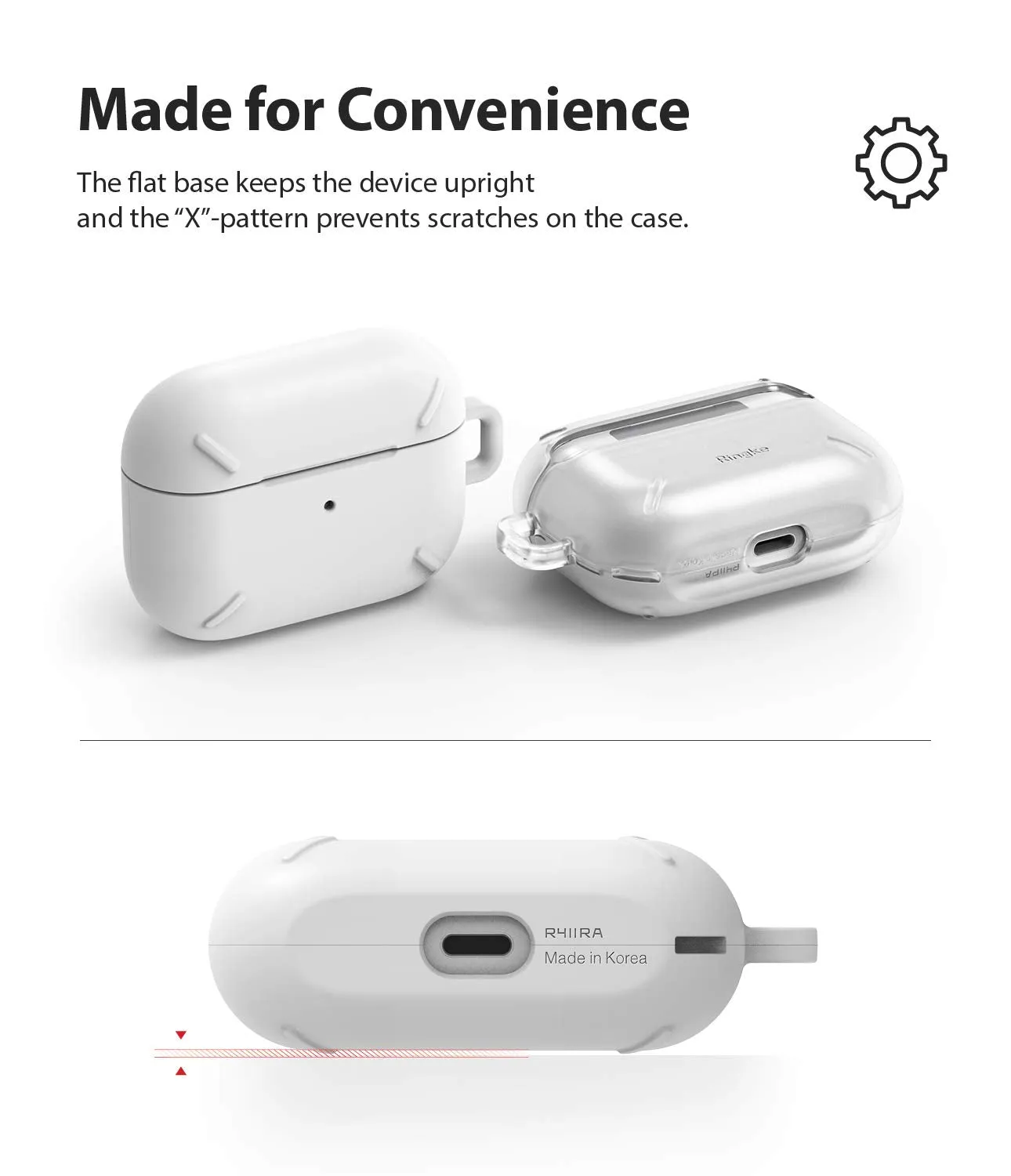 Apple AirPods Pro | Layered case - White