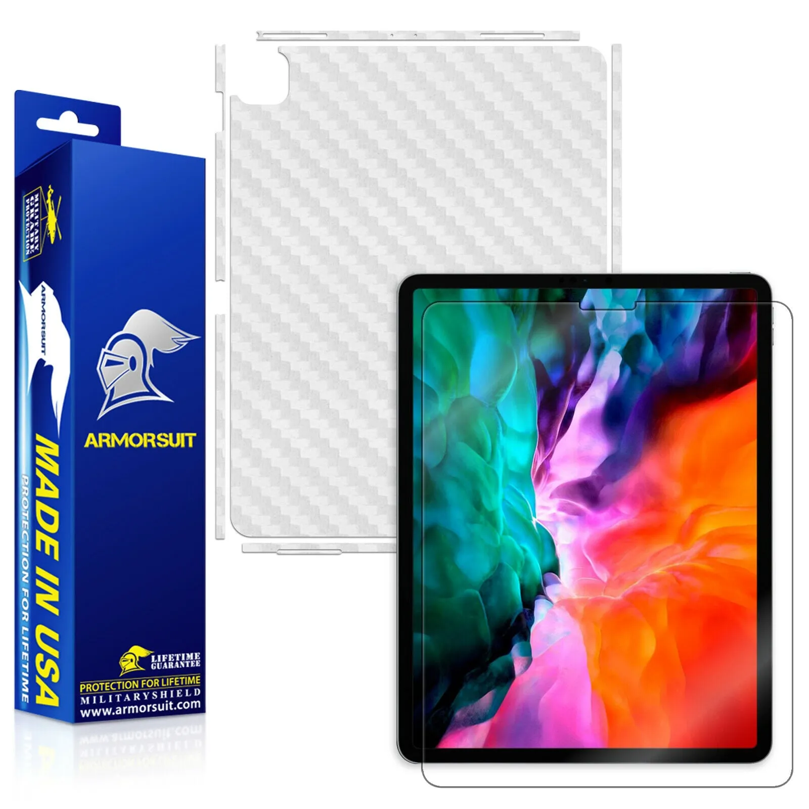 Apple iPad Pro 12.9 (2020) Screen Protector   Vinyl Skin Full Wrap Film