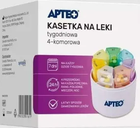 APTEO Weekly drug cassette, weekly tablet box