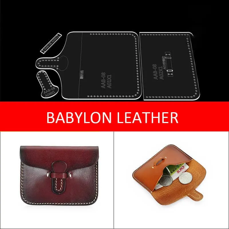 BABYLON™ Coin Purse Leather Craft Pattern AAB-08