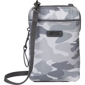 Baggallini Broadway Crossbody Grey Camo Nylon