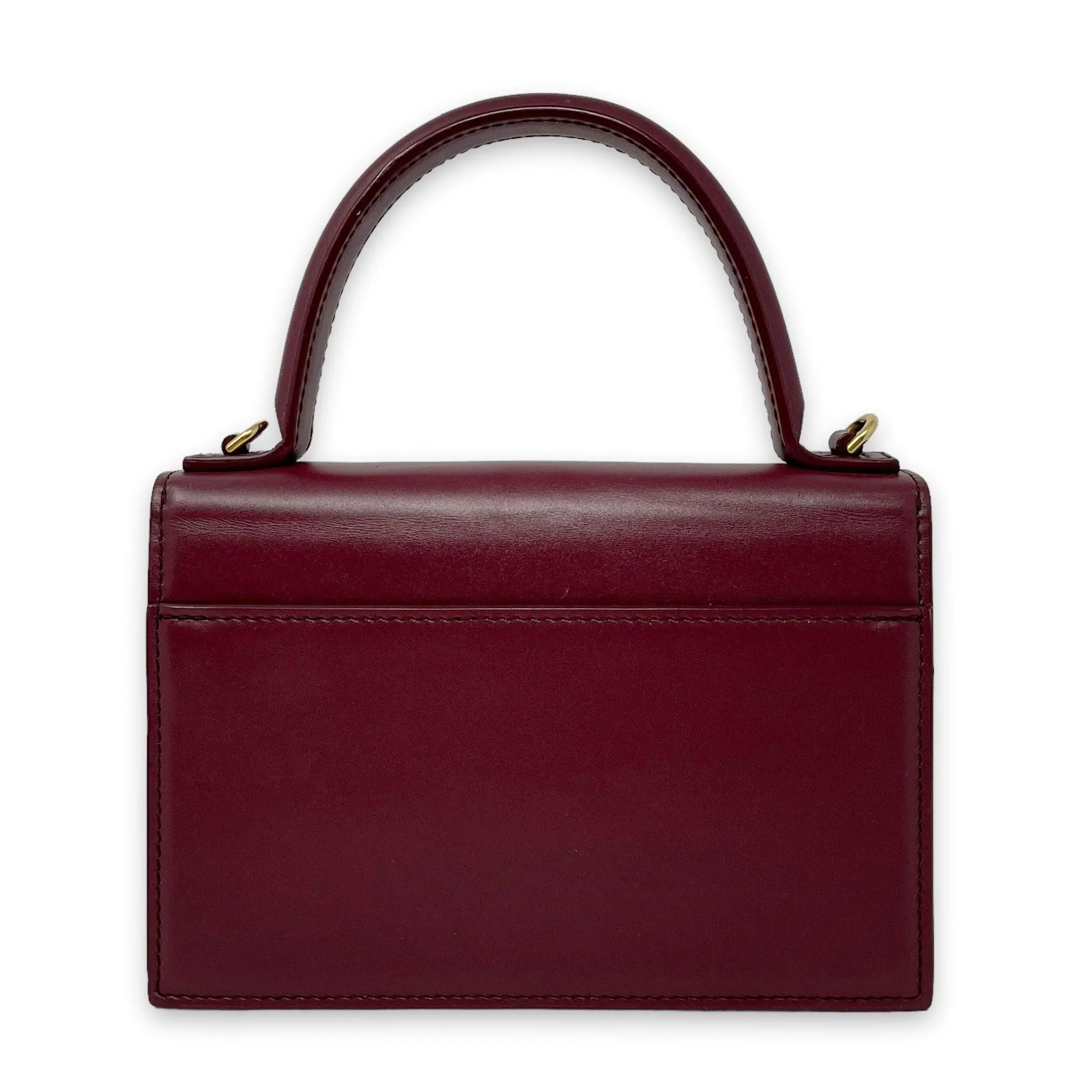 Balenciaga Burgundy Sharp XS Bag