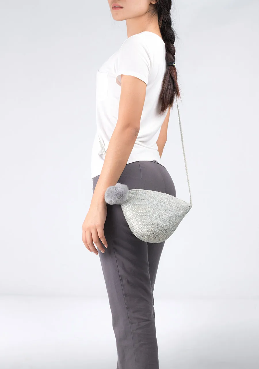 Bangkok Craft - Sisal Shoulder Bag (Grey)