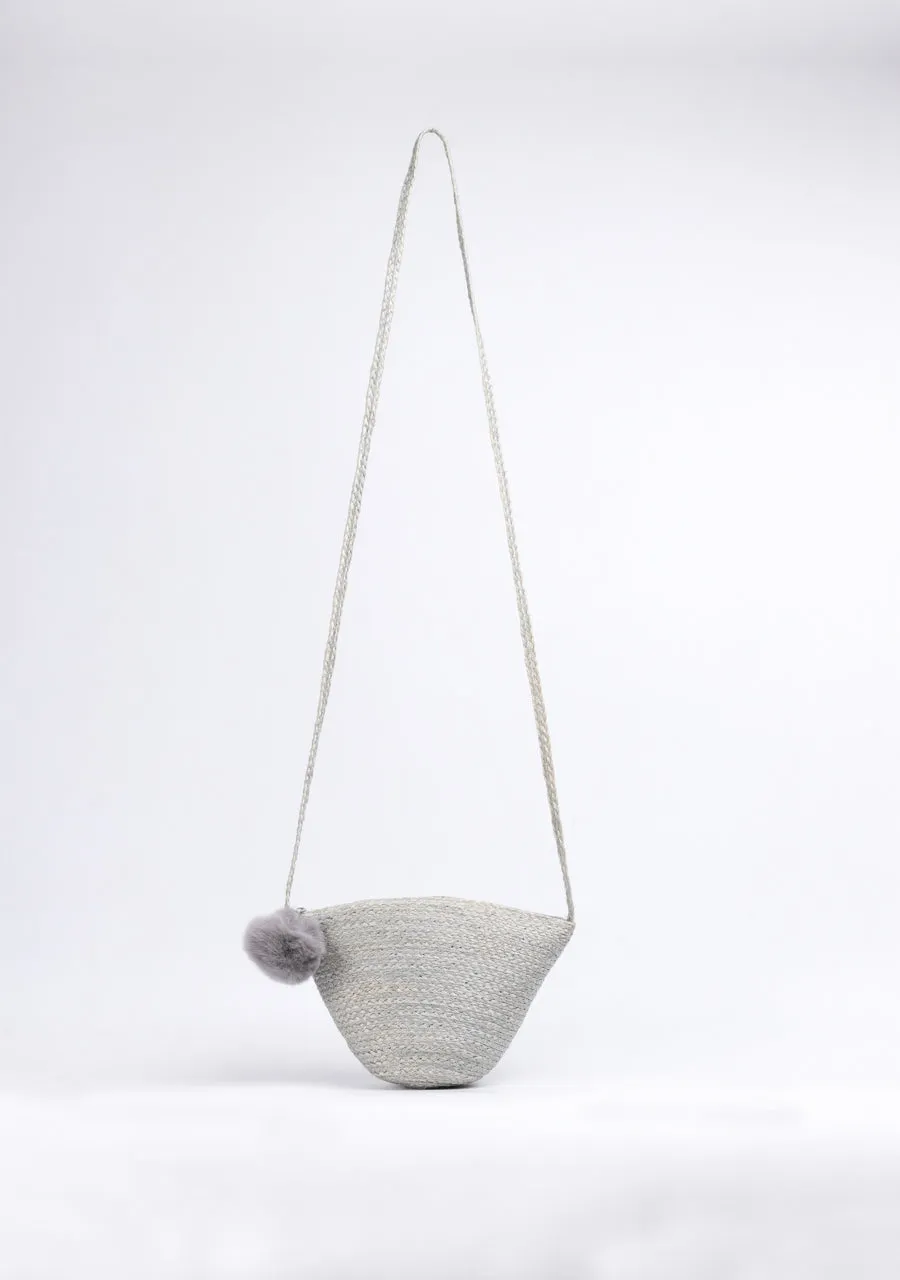 Bangkok Craft - Sisal Shoulder Bag (Grey)