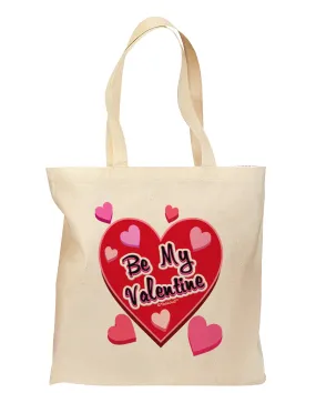 Be My Valentine Romantic Hearts Grocery Tote Bag