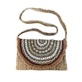 Beaded Lyle Tan Bag