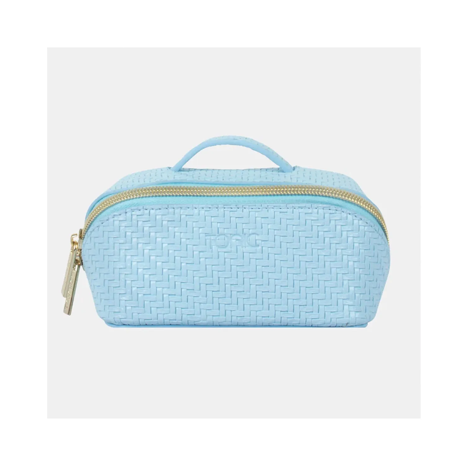 Beauty Bag Herringbone Medium - Bluebell