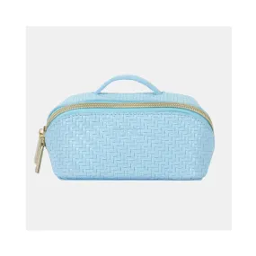 Beauty Bag Herringbone Medium - Bluebell