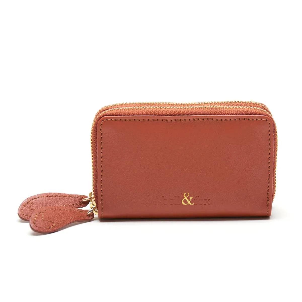 Bell & Fox Ava Mini Double Zip Purse - Tan