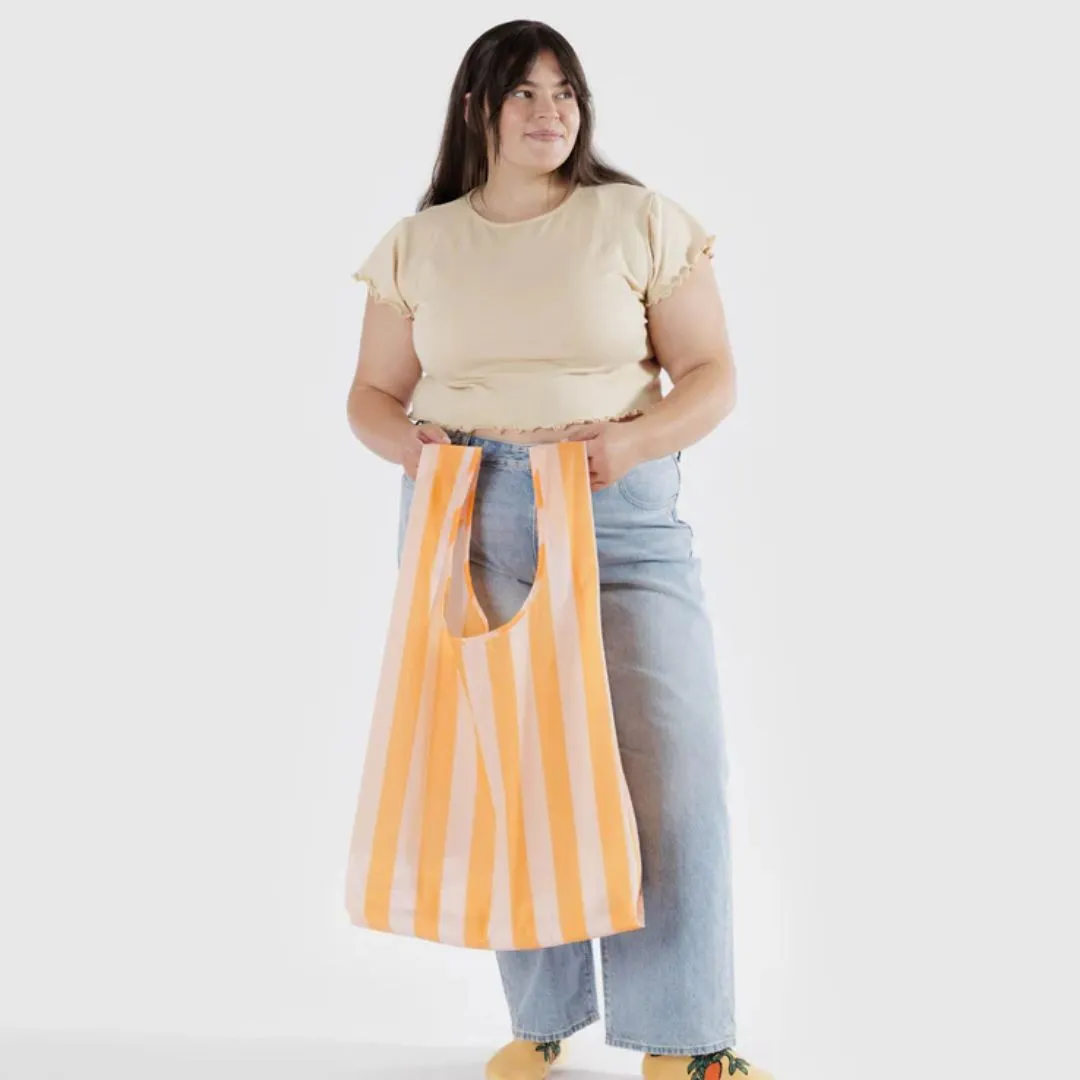 Big Baggu (Tangerine Wide Stripe)