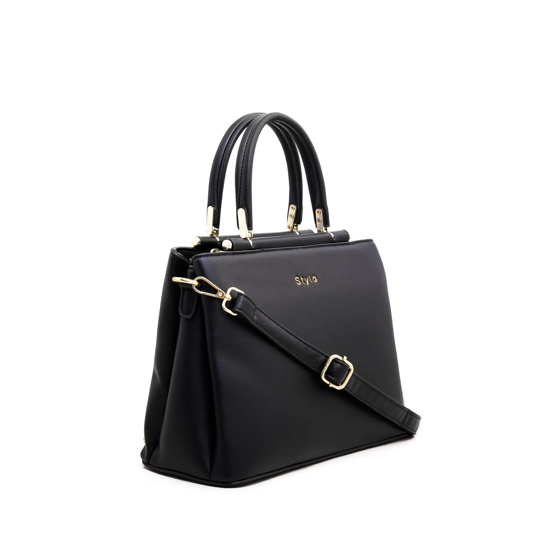 Black Formal Hand Bag P35967