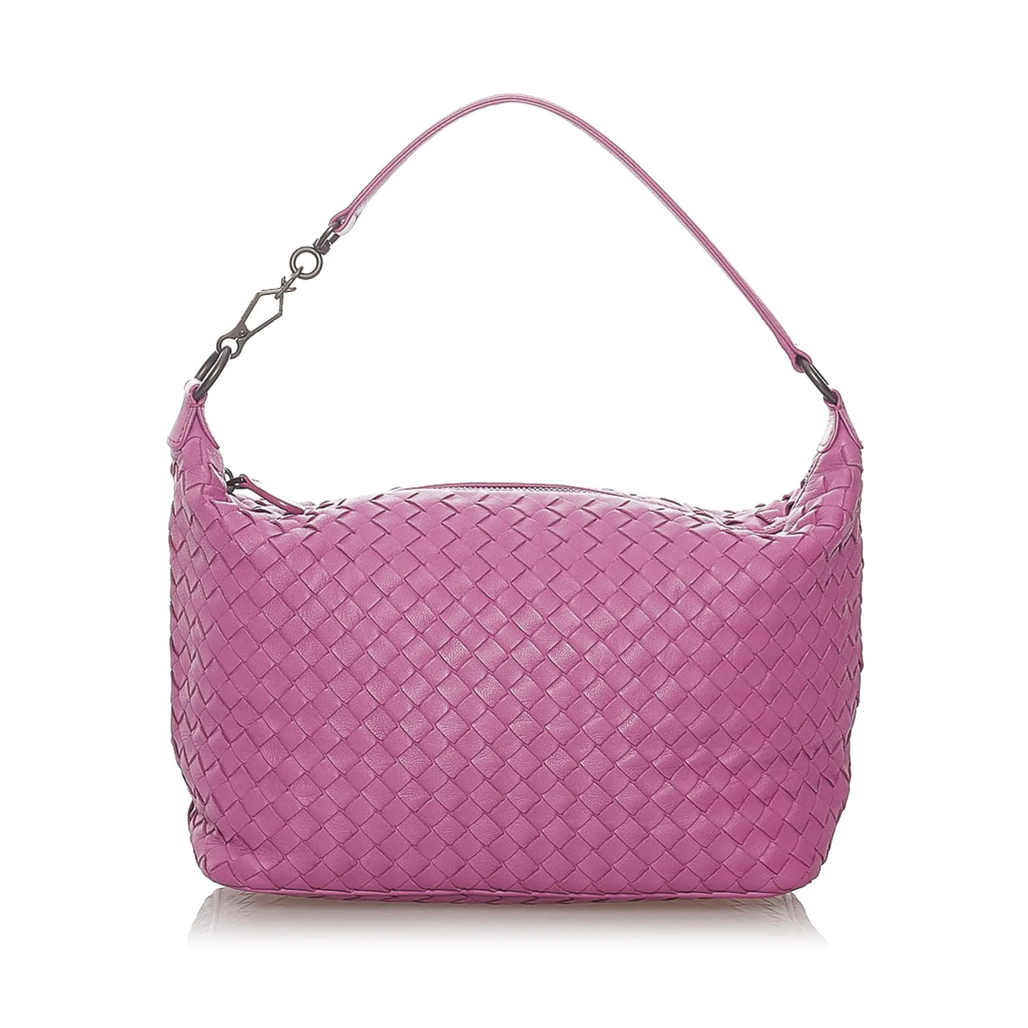 Bottega Veneta Intrecciato Leather Shoulder Bag (SHG-27905)