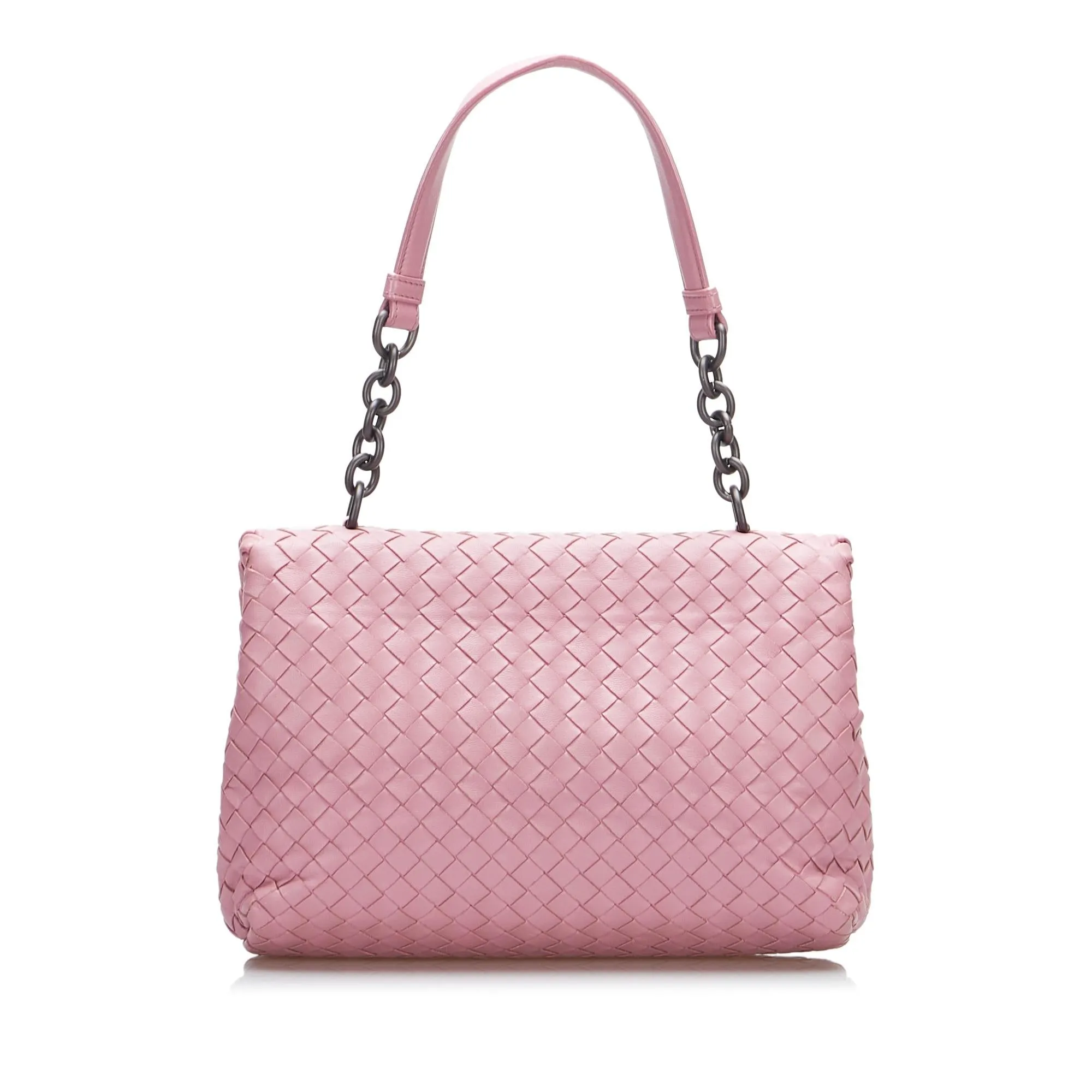 Bottega Veneta Small Intrecciato Olympia Shoulder Bag (SHG-wrULzG)