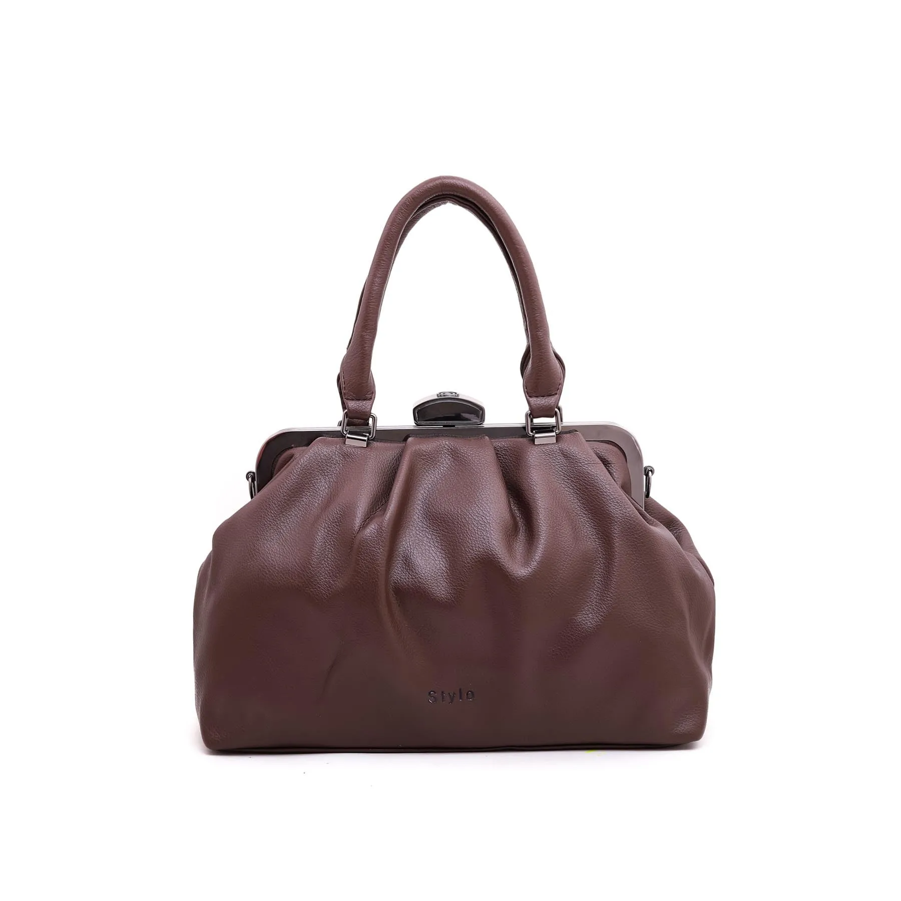 Brown Formal Hand Bag P35957