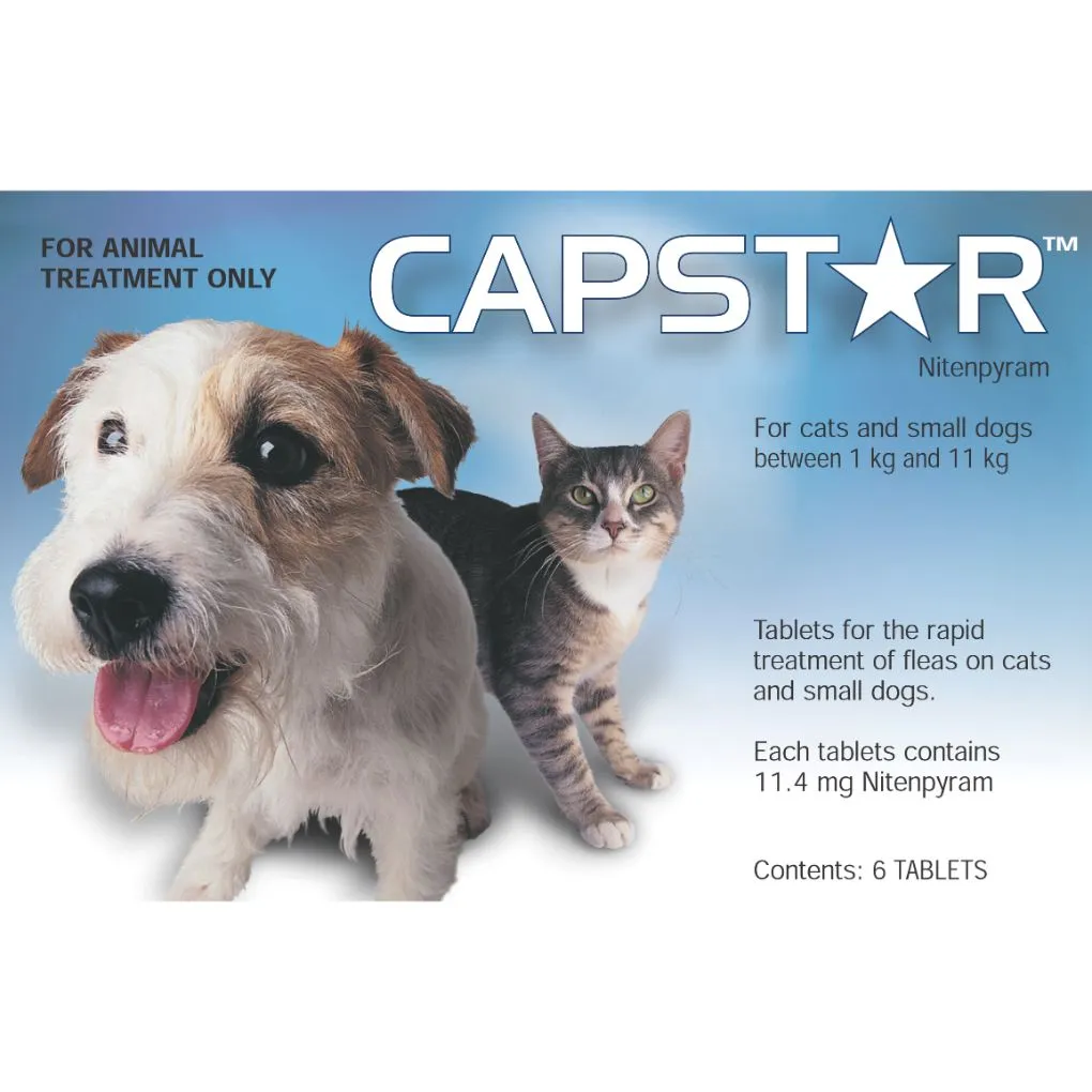 Capstar Cats & Small Dogs under 11kg 6pk