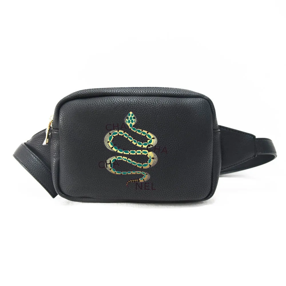 Cha Cha Snake Vegan Leather Fanny Waist Pack - Assorted Colors