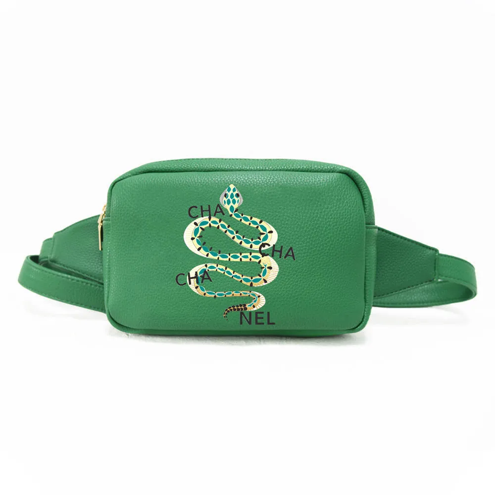 Cha Cha Snake Vegan Leather Fanny Waist Pack - Assorted Colors