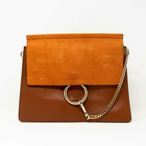 Chloe Brown Medium Faye Bag