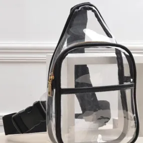 Clear Stadium Sling Bag