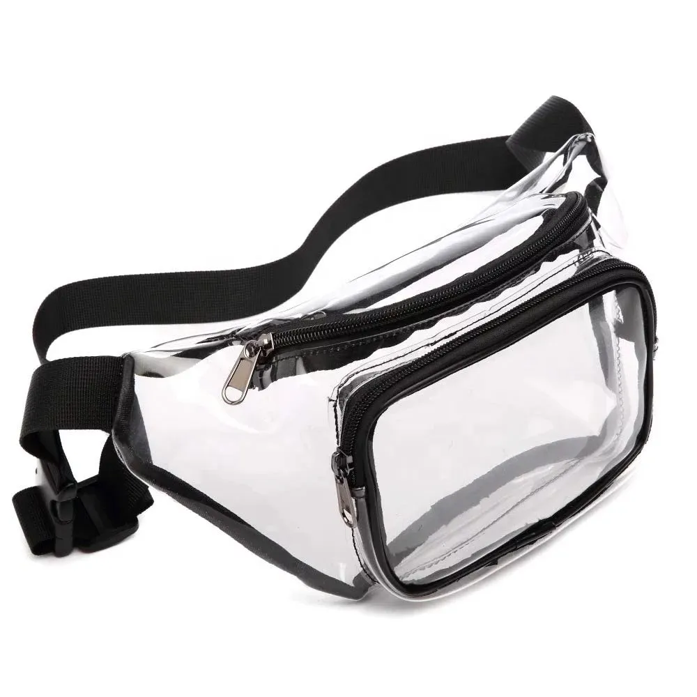 Clear transparent Fanny pack belt bag