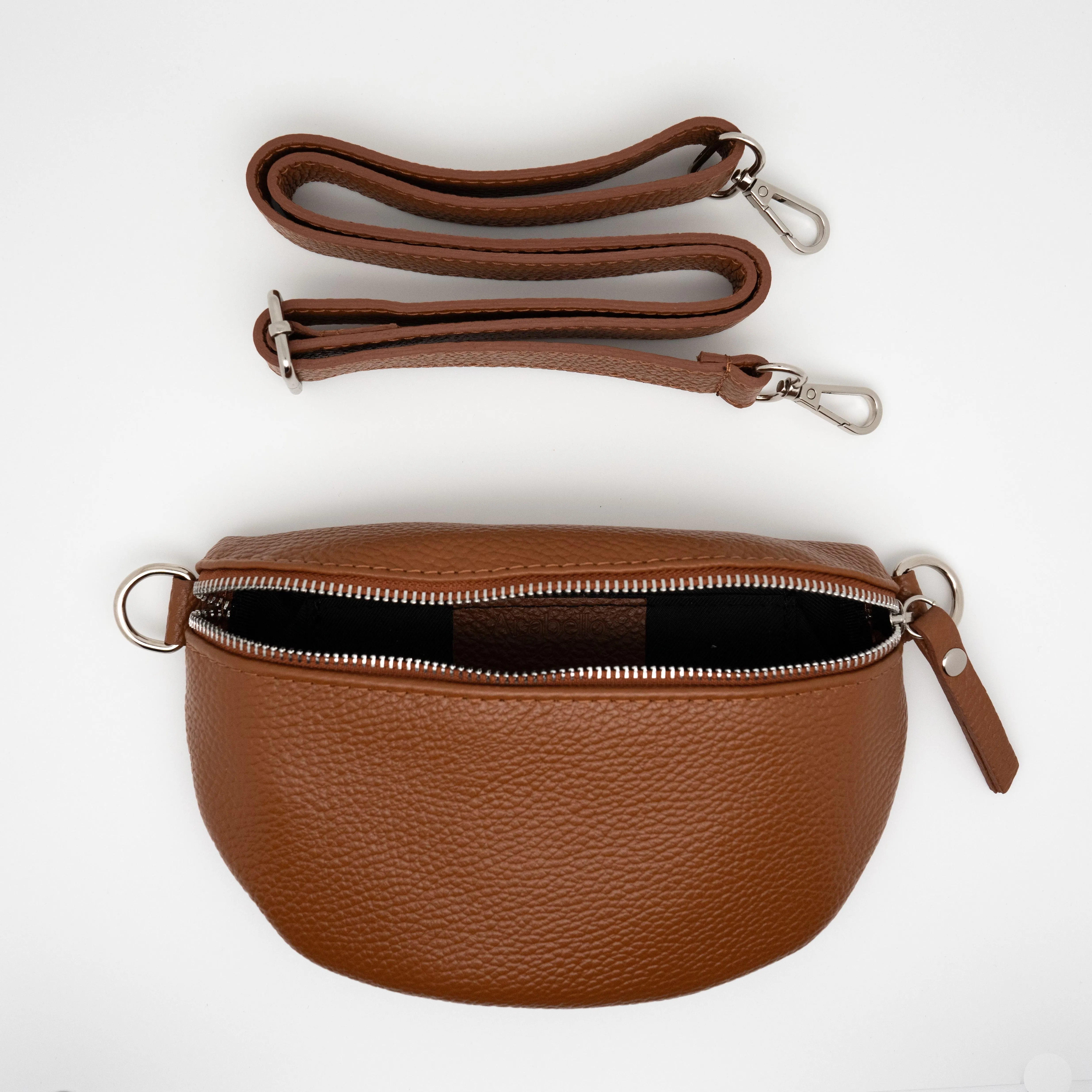 Cognac Crossbody Bag