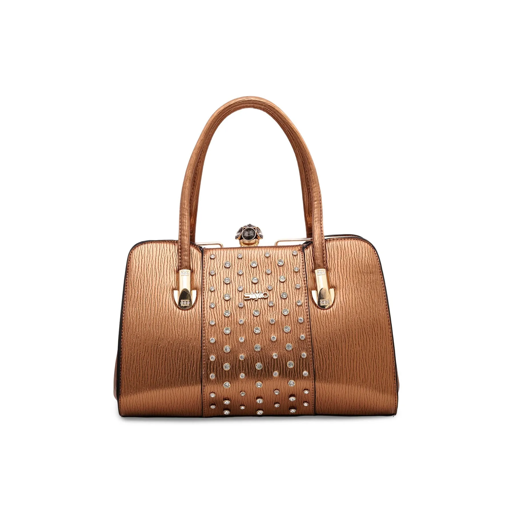 Copper Fancy Hand Bag P35844