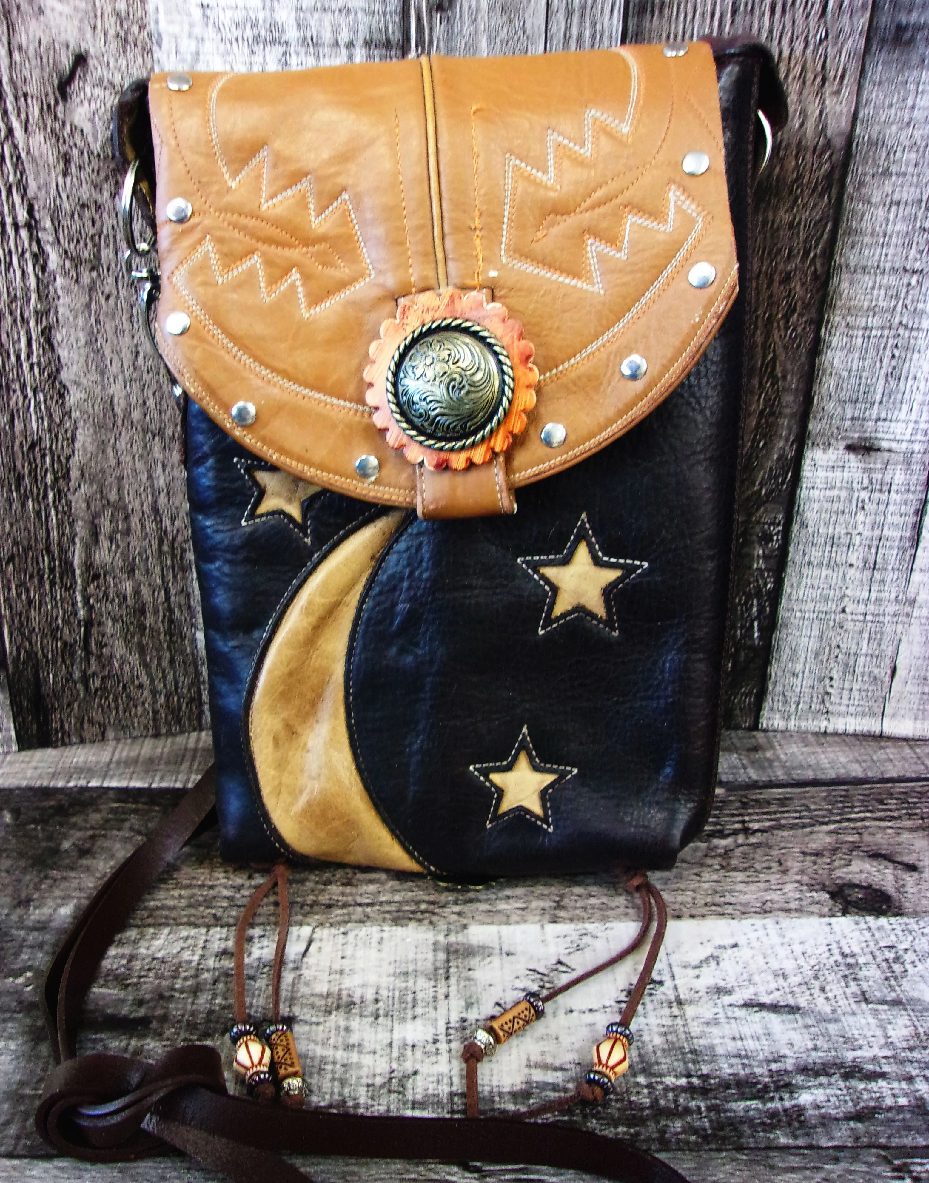 Cowboy Boot Crossbody Hipster Purse HP1031