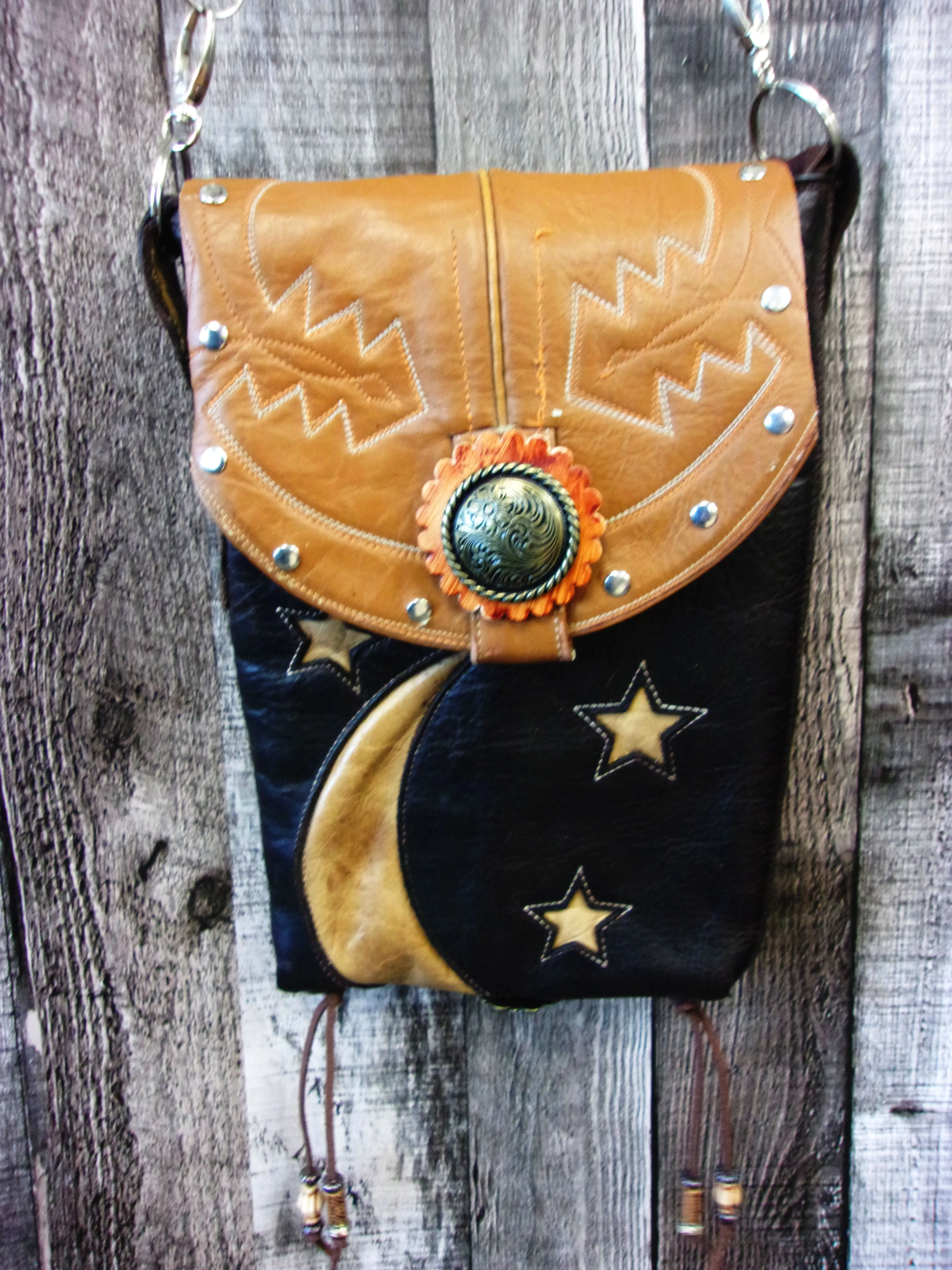 Cowboy Boot Crossbody Hipster Purse HP1031