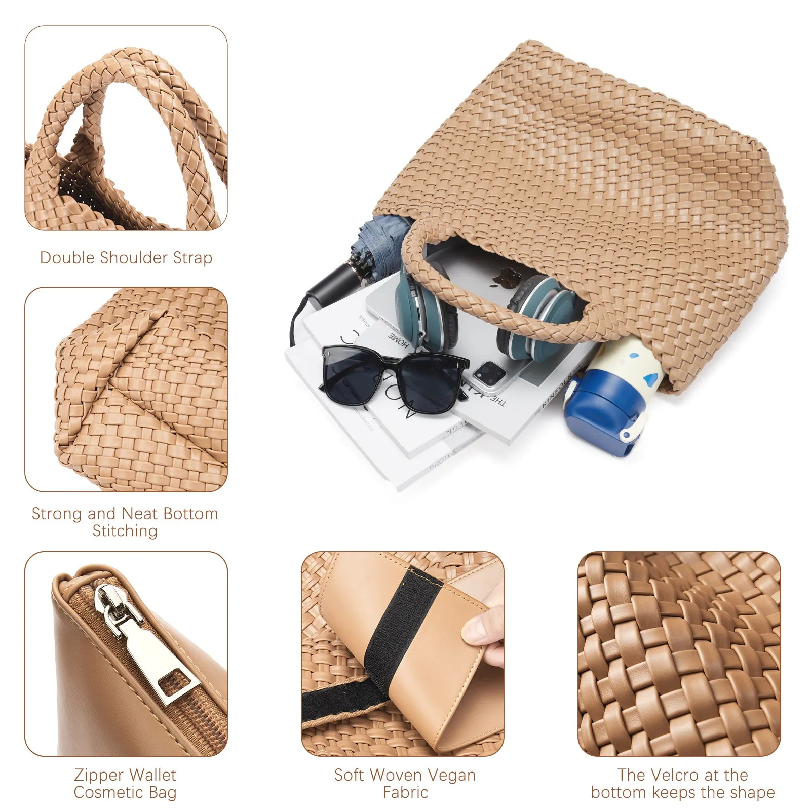 Cruze Handcrafted Woven Leather Shoulder Bag For Summer