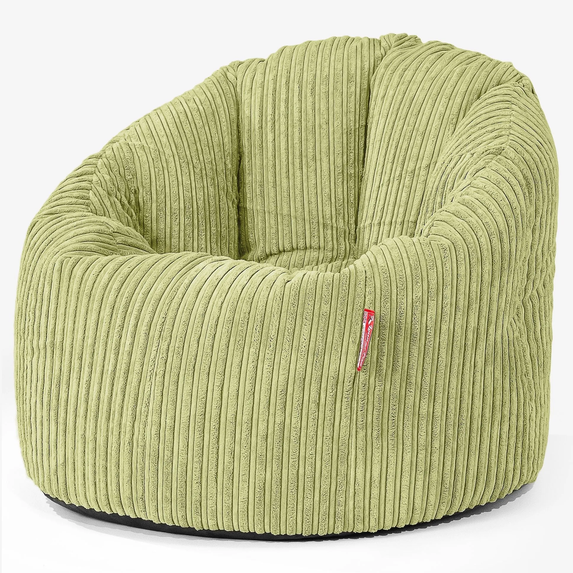 Cuddle Up Beanbag Chair - Cord Lime Green