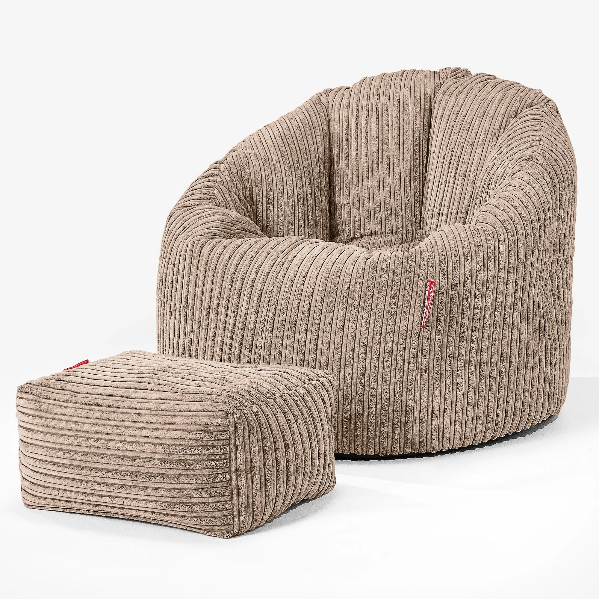 Cuddle Up Beanbag Chair - Cord Sand