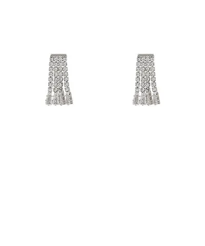 Dainty Rhinestone Fringe Stud Earring